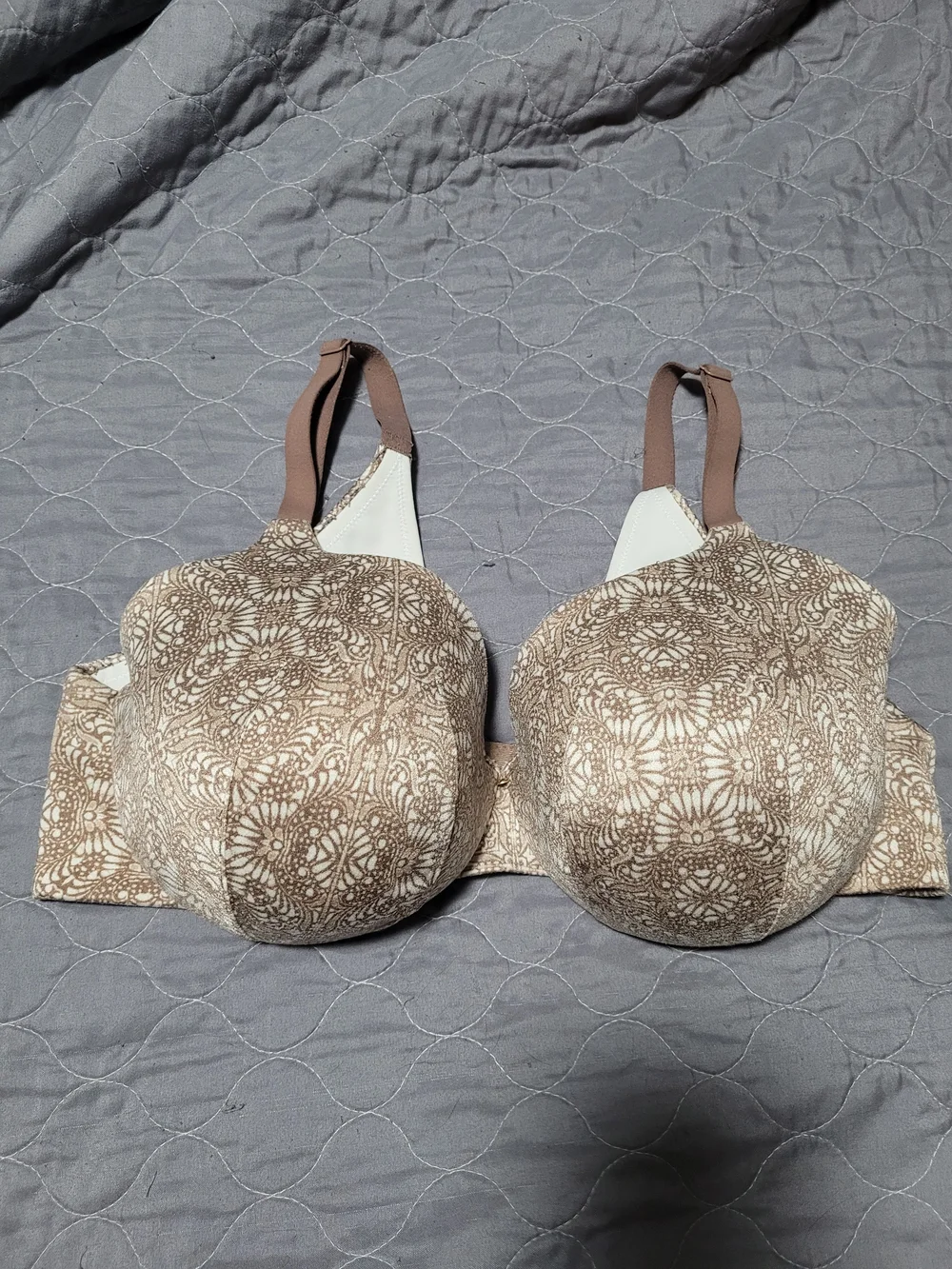 Cacique Lane Bryant Back Smoother Lightly Lined Full Coverage Bra 40D